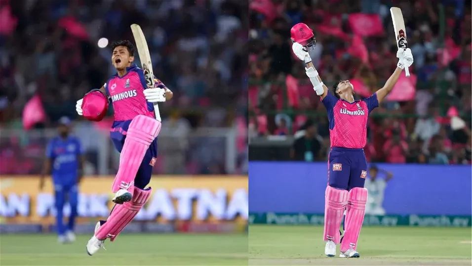 RR vs MI: Watch – Yashasvi Jaiswal absolutely thrilled as he leaps in the air to celebrate remarkable century